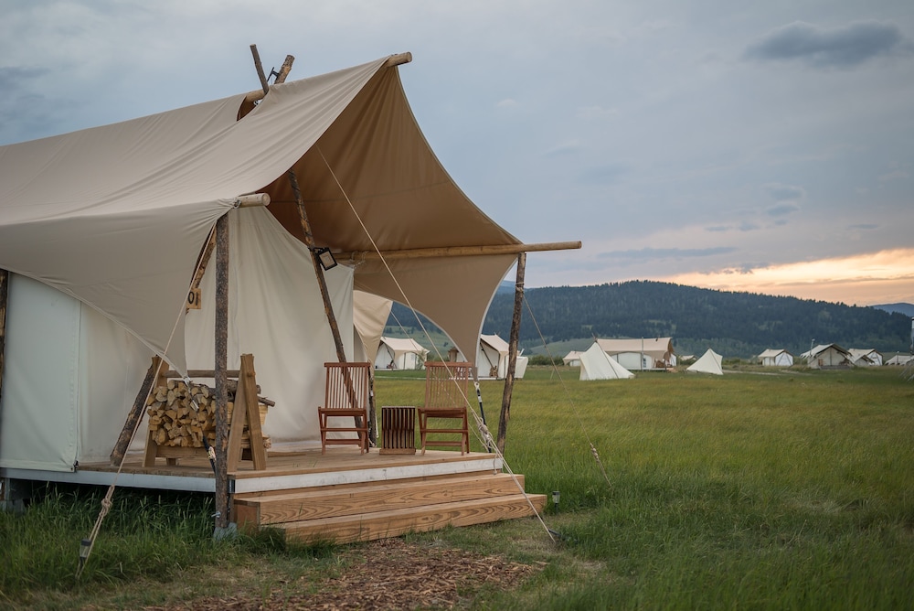 Pet Friendly Yellowstone Under Canvas in West Yellowstone, Montana